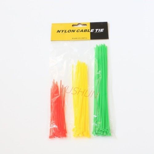 Duurzame zelfvergrendelende nylon kabel plastic stropdassen - OEM - verkrijgbaar in wit of zwart