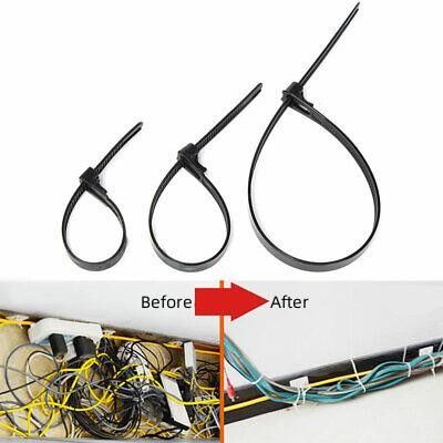 Duurzame zelfvergrendelende nylon kabel plastic stropdassen - OEM - verkrijgbaar in wit of zwart