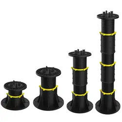 45mm80mm Plastic Regelbare Voetstuk Ceramische Steunen voor Openluchtbevloering Decking
