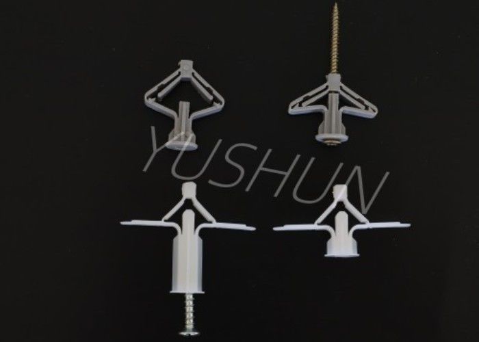 Van de Aircarftmuur het Grijze PP/PE 100pcs/bag Gebruik van de de Stopschroef M13*35mm voor Muur