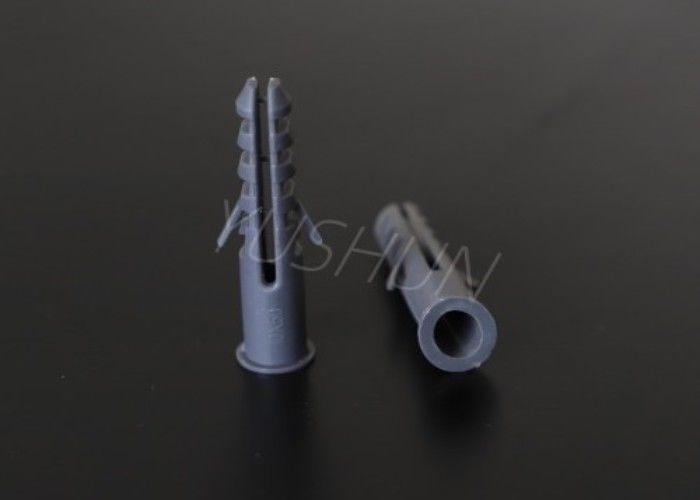 Plastic Nylon 14*75mm Licht of Donker Grey Color Plastic Wall Plug-Schroefgebruik voor Muur