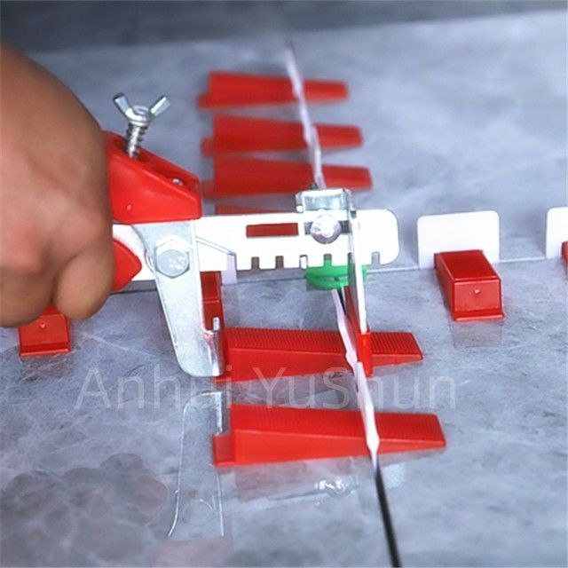 Pp-Tegel Nivellerende Klemmen en Wiggen 2.0mm de Blauwe Kleur van 100pcs voor Vloer
