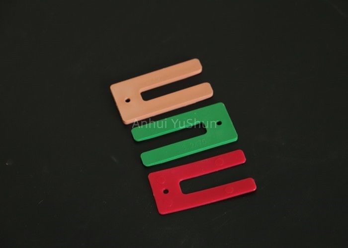 6mm het Verglazen Plastic U Shim Type Horseshoe van Vensterverpakkers