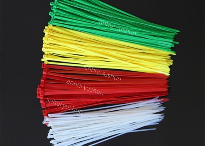 18lbs treksterkte zelfvergrendelende nylon kabel plastic banden voor veilige draad bundeling