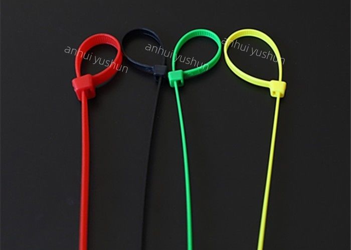 18lbs treksterkte zelfvergrendelende nylon kabel plastic banden voor veilige draad bundeling