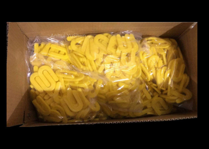 Rode Tegel die Plastic Hoefijzershim packers 4mm voor Vloer en Venster nivelleren