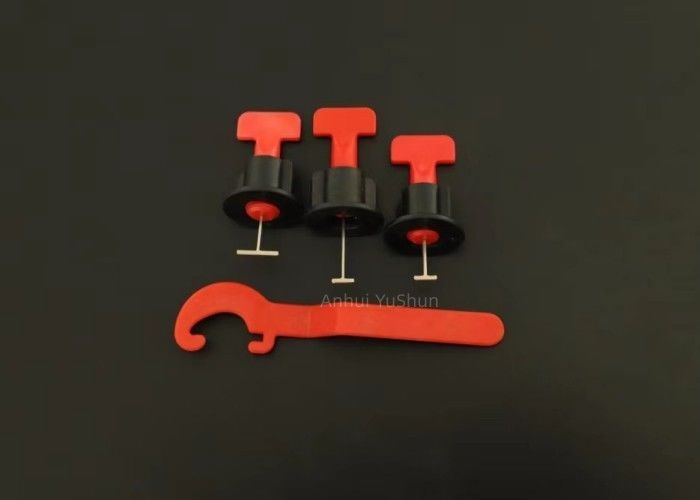 Kunststof tegelnivelleringssysteem 1,5 mm T-type clips voor constructie en vloerinstallatie