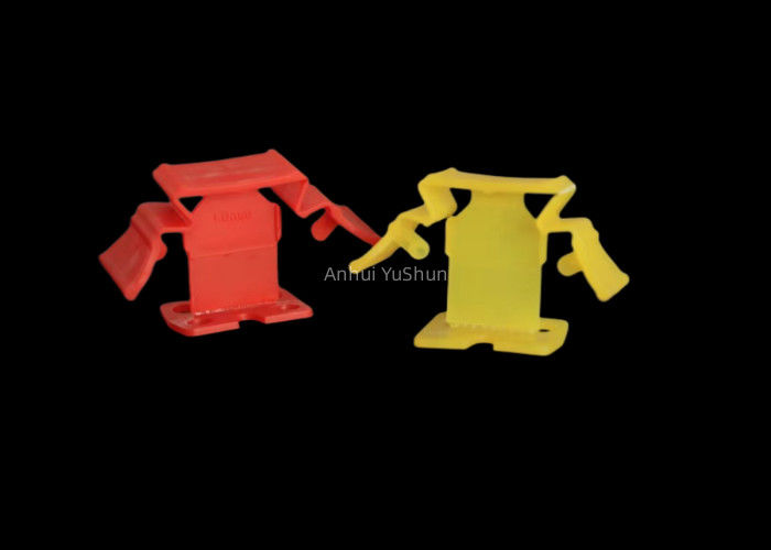 Klemmen en Wiggen 1/16 1mm 1.5mm van het tegel Nivellerende Systeem voor Vloermuur Ceramische het Betegelen Rode Kleur