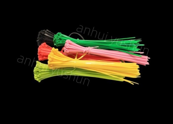 Nylon66 bindt het Plastic Multikleurenpit de Banden van de 6 Duimkabel