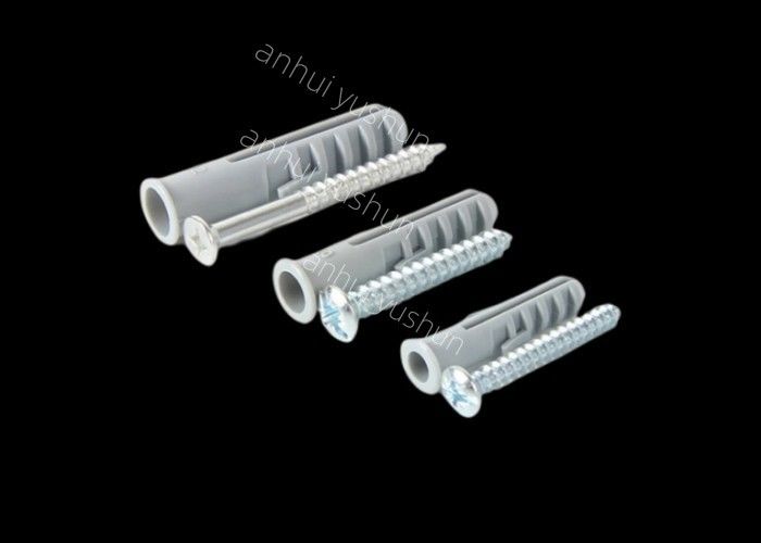 Grijze kunststof muuranker PP of PE 5 mm 6 mm 7 mm 8 mm Gebruik voor muur