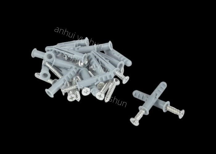 8 mm plastic muurplugschroeven OEM Pp of Pe materiaalgebruik voor muur