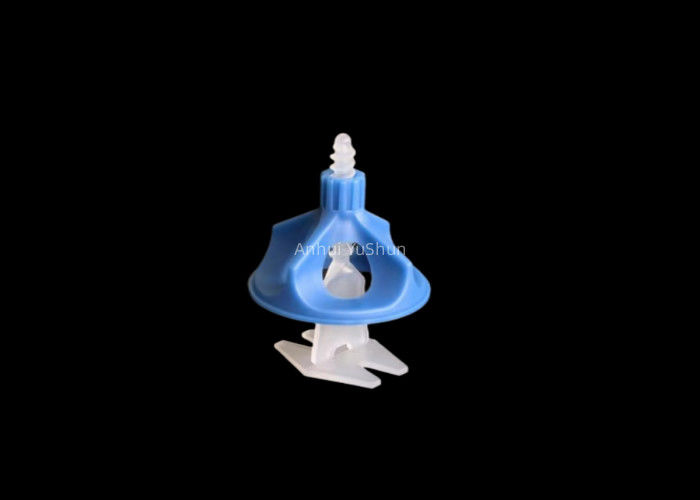 Spin Doctor tegel gelijkstelling met plastic tegel clips van 1,0 mm / 1,5 mm / 2,0 mm / 3 mm witte kleur